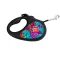 Повідець-рулетка для собак WAUDOG R-leash, малюнок "Літо", L, до 50 кг, 5 м, світловідбиваюча стрічка чорний — Фото 7