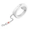 Повідець-рулетка для собак WAUDOG R-leash, кругла, XS-M, до 40 кг, 2,9 м, світловідбиваюча стрічка білий — Фото 11