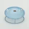 Складаний лежак для домашніх тварин MISOKO Pet bed round, 45x45x22 cm, light blue — Фото 5