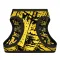 Шлея для собак м'яка WAUDOG Clothes з QR паспортом, малюнок "Бетмен ескіз", S1, В 40-45 см, С 29-31 см — Фото 4