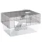Ferplast CAGE GLASSY 80 BLACK Двоповерхова клітка для маленьких гризунів — Фото 12