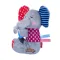 Іграшка для Собак Gigwi Plush Friendz Слоненя з пискавкою та кільцем M — Фото 5