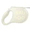 Повідець-рулетка для собак WAUDOG R-leash Monochrome White, XS, до 12 кг, 3 м, світловідбивна стрічка, біла — Фото 5