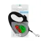 Повідець-рулетка для собак WAUDOG R-leash, малюнок "Калина", L, до 50 кг, 5 м, світловідбиваюча стрічка чорний — Фото 8