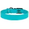 Нашийник для Собак Шкіряний BronzeDog Premium з Металевою Фурнітурою Блакитний 2XL — Фото 9