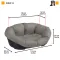 Ferplast SOFA' 12 Місце д/собаки пластик+чохол (бавовна) — Фото 5