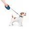 Повідець-рулетка для собак WAUDOG R-leash, малюнок "Сміливість", M, до 25 кг, 5 м, світловідбиваюча стрічка чорний — Фото 15