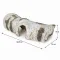 Декорація укриття Hobby Birch Tunnel 3 32,5×14×8 см для тераріуму та акваріума (36517) — Фото 6