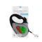 Повідець-рулетка для собак WAUDOG R-leash, малюнок "Калина", M, до 25 кг, 5 м, світловідбиваюча стрічка чорний — Фото 13