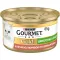 Вологий корм GOURMET Gold для дорослих котів шматочки у паштеті з качкою, морквою та шпинатом 85 г — Фото 7