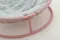 Складаний лежак для домашніх тварин MISOKO Pet bed round plush, 45x45x22 cm, pink — Фото 7