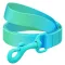 Повідець для собак з нейлону WAUDOG Nylon Recycled, градієнт, кольоровий карабін, L-XXL, Ш 25 мм, Д 122 cм, блакитний — Фото 3