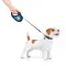 Повідець-рулетка для собак WAUDOG R-leash, малюнок "Прапор", S, до 15 кг, 5 м, світловідбиваюча стрічка чорний — Фото 16
