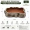 Миска для тераріуму Hobby Cera Dish Granite 4 22x17x4см (37803) поїлка та годівниця під натуральний камінь — Фото 5