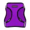 Шлея для собак Bronzedog Mesh Vest 3D сітка фіолетова 2XS — Фото 5