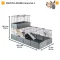 Ferplast CAGE MULTIPLA DOUBLE BLACK Клітка для гризунів — Фото 15