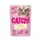 Корм вологий повнораціонний для кошенят з птицею та овочами в соусі Catch! 85г — Фото 2