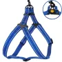 Шлея для Собак BronzeDog Active Нейлонова зі Світловідбиттям Синя L Шлея для Собак BronzeDog Active Нейлонова зі Світловідбиттям Синя L