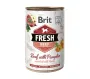 Консервований корм Brit Fresh Beef/Pumpkin для собак, з яловичиною та гарбузом, 400 г Консервований корм Brit Fresh Beef/Pumpkin для собак, з яловичиною та гарбузом, 400 г