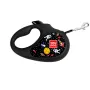 Повідець-рулетка для собак WAUDOG R-leash, малюнок "NASA", S, до 15 кг, 5 м, світловідбиваюча стрічка чорний Повідець-рулетка для собак WAUDOG R-leash, малюнок "NASA", S, до 15 кг, 5 м, світловідбиваюча стрічка чорний