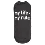 Борцівка Pet Fashion «my life - my rules» для собак, розмір S, чорна Борцівка Pet Fashion «my life - my rules» для собак, розмір S, чорна