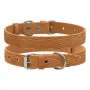 Нашийник для Собак Шкіряний BronzeDog Classic з тисненням Гірчичний 2XS Нашийник для Собак Шкіряний BronzeDog Classic з тисненням Гірчичний 2XS