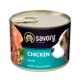 Вологий корм Savory для цуценят усіх порід, з куркою, 200 г Вологий корм Savory для цуценят усіх порід, з куркою, 200 г