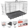 Flamingo Wire Cage Keo Silver ФЛАМІНГО КЕО СІЛЬВЕР КЛІТКА 2-х дверна для собак 109х70х76 см Flamingo Wire Cage Keo Silver ФЛАМІНГО КЕО СІЛЬВЕР КЛІТКА 2-х дверна для собак 109х70х76 см