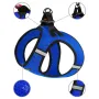 Шлея для собак Bronzedog Mesh Vest 3D сітка синя 2XS Шлея для собак Bronzedog Mesh Vest 3D сітка синя 2XS