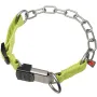 Sprenger Adjustable Collar with Assembly Chain СПРЕНГЕР РЕГУЛЬОВАНИЙ НАШИЙНИК з нейлоном для собак, середня ланка, нержавіюча сталь Зелений – нерж. сталь матова Sprenger Adjustable Collar with Assembly Chain СПРЕНГЕР РЕГУЛЬОВАНИЙ НАШИЙНИК з нейлоном для собак, середня ланка, нержавіюча сталь Зелений – нерж. сталь матова