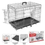 Flamingo Wire Cage Keo Silver ФЛАМІНГО КЕО СІЛЬВЕР КЛІТКА 2-х дверна для собак 77х47х54 см Flamingo Wire Cage Keo Silver ФЛАМІНГО КЕО СІЛЬВЕР КЛІТКА 2-х дверна для собак 77х47х54 см