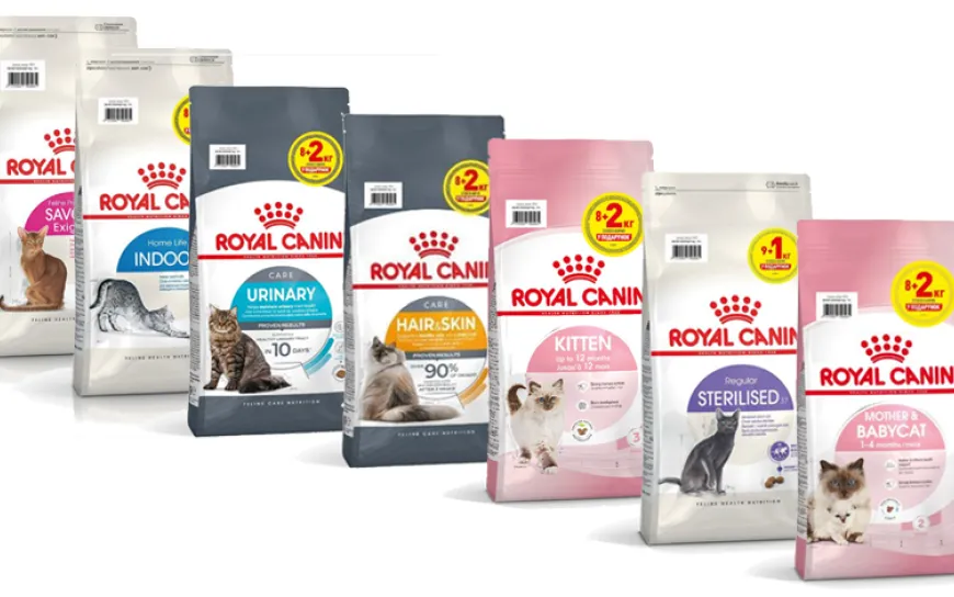 Акція від Royal Canin «8+2 кг*» та «9+1 кг**» на сухі раціони для котів