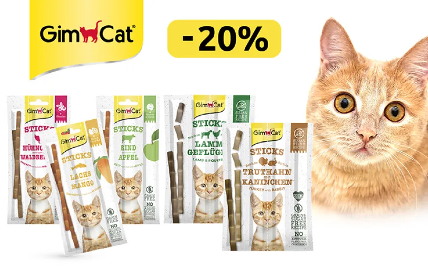 Ласощі GimCat для котів -20%