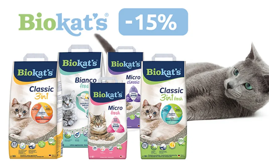 Наповнювач Biokats для котячого туалету